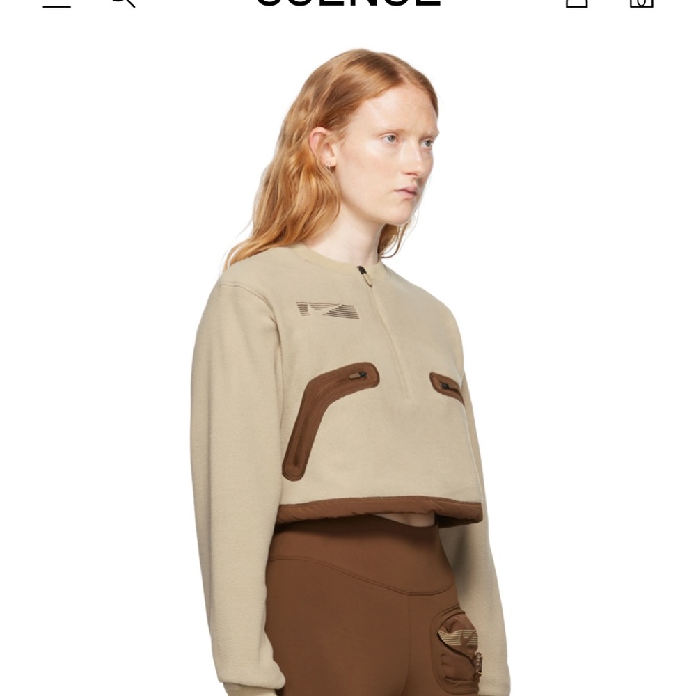 Cactus Jack X Nike cropped fleece